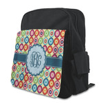 Retro Circles Preschool Backpack (Personalized)