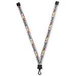 Retro Circles Lanyard (Personalized)
