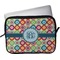 Retro Circles Laptop Sleeve / Case (Personalized)