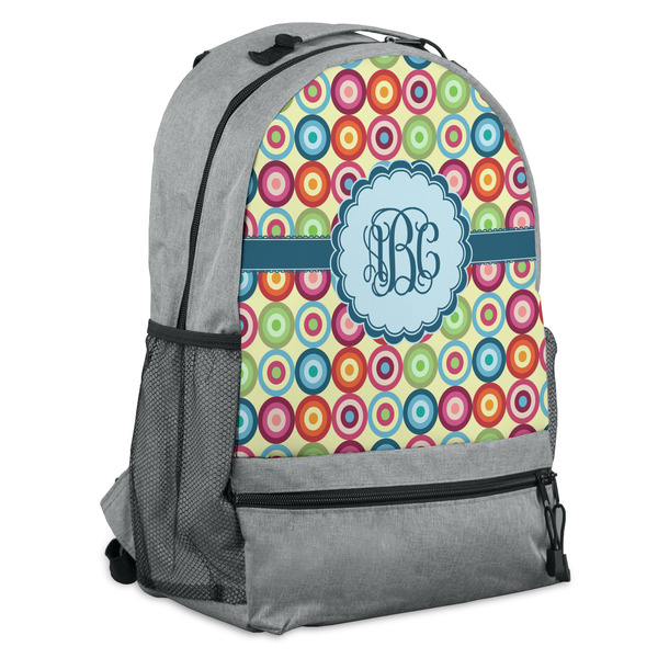 Custom Retro Circles Backpack (Personalized)