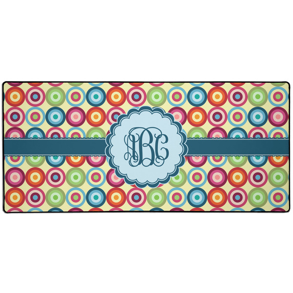 Retro Circles Large Gaming Mats - APPROVAL