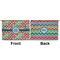 Retro Circles Large Zipper Pouch Approval (Front and Back)