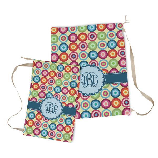Retro Circles Laundry Bag - Both Bags