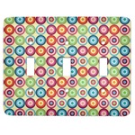 Retro Circles Light Switch Cover (3 Toggle Plate)