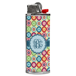 Retro Circles Case for BIC Lighters (Personalized)