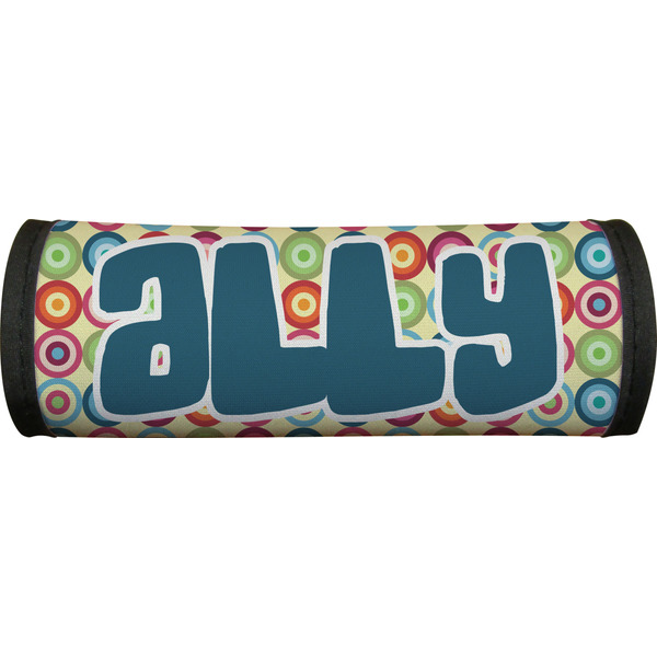 Retro Circles Luggage Handle Wrap