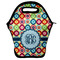 Retro Circles Lunch Bag - Front