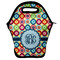 Retro Circles Lunch Bag w/ Monogram