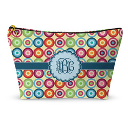 Retro Circles Makeup Bag - Small - 8.5"x4.5" (Personalized)