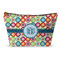 Retro Circles Makeup Bag - Small - 8.5"x4.5" (Personalized)
