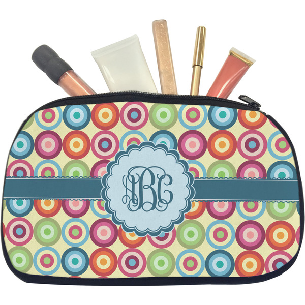 Retro Circles Makeup Bag Medium