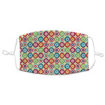 Retro Circles Adult Cloth Face Mask - XLarge