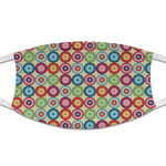 Retro Circles Cloth Face Mask (T-Shirt Fabric)