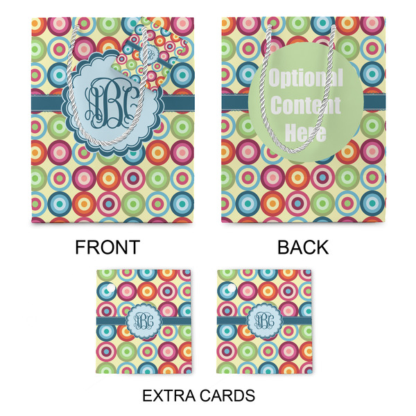 Retro Circles Medium Gift Bag - Approval