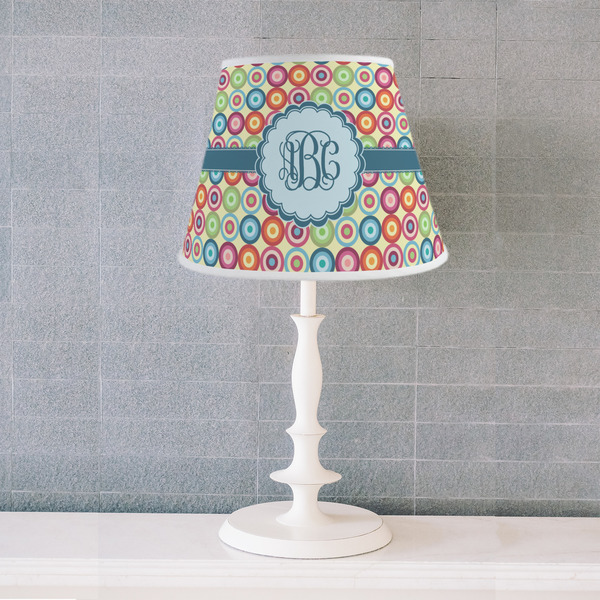 Retro Circles Poly Film Empire Lampshade - Lifestyle