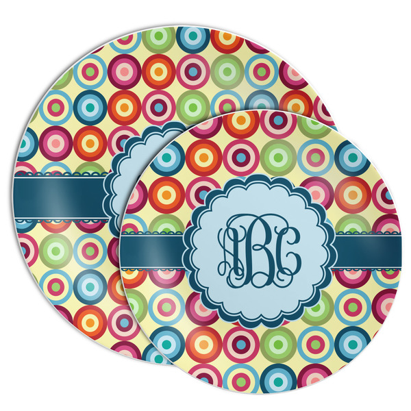 Retro Circles Melamine Plates - PARENT/MAIN