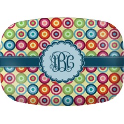 Retro Circles Melamine Platter (Personalized)