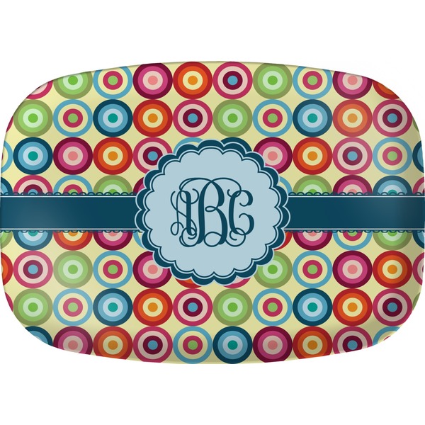 Custom Retro Circles Melamine Platter (Personalized)