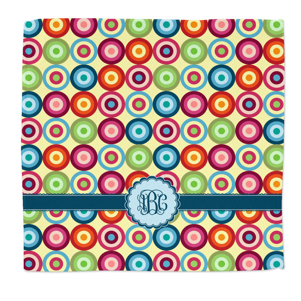 Custom Retro Circles Microfiber Dish Rag (Personalized)