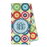 Retro Circles Kitchen Towel - Microfiber (Personalized)