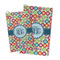 Retro Circles Microfiber Golf Towel (Personalized)