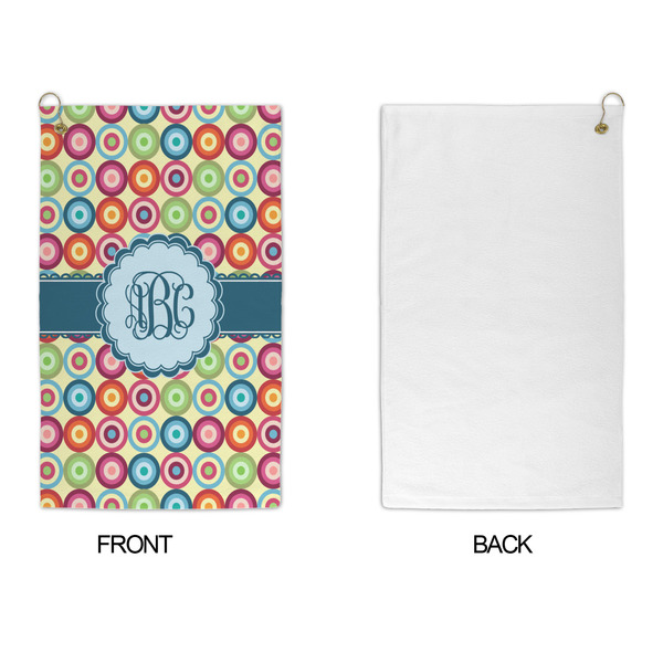 Retro Circles Microfiber Golf Towels - APPROVAL