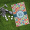 Retro Circles Microfiber Golf Towels - LIFESTYLE