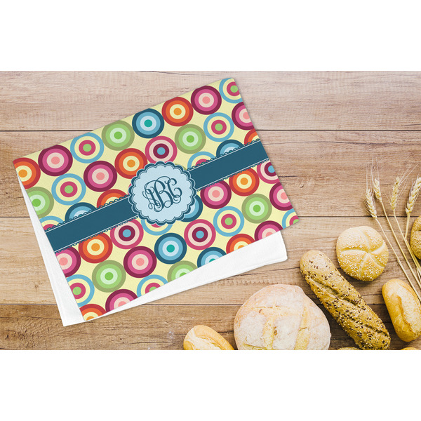 Retro Circles Microfiber Kitchen Towel - LIFESTYLE