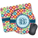 Retro Circles Mouse Pad (Personalized)
