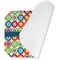 Retro Circles Octagon Placemat - Single front (folded)