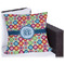 Retro Circles Outdoor Pillow (Personalized)