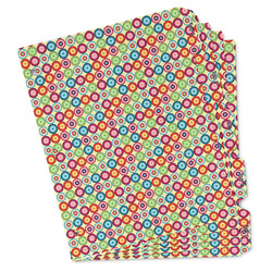 Retro Circles Binder Tab Divider Set (Personalized)