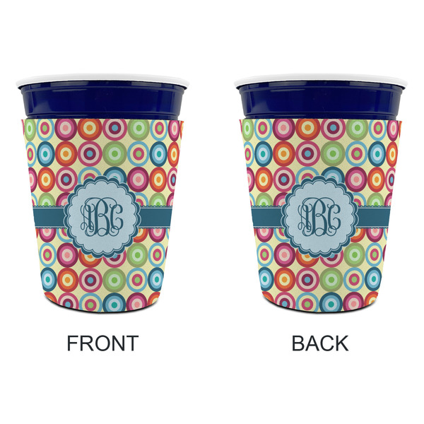 Retro Circles Party Cup Sleeves - without bottom - Approval