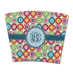 Retro Circles Party Cup Sleeve - without bottom (Personalized)