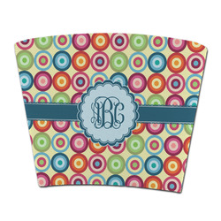 Retro Circles Party Cup Sleeve - without bottom (Personalized)