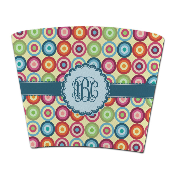 Custom Retro Circles Party Cup Sleeve - without bottom (Personalized)