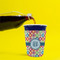 Retro Circles Party Cup Sleeves - without bottom - Lifestyle