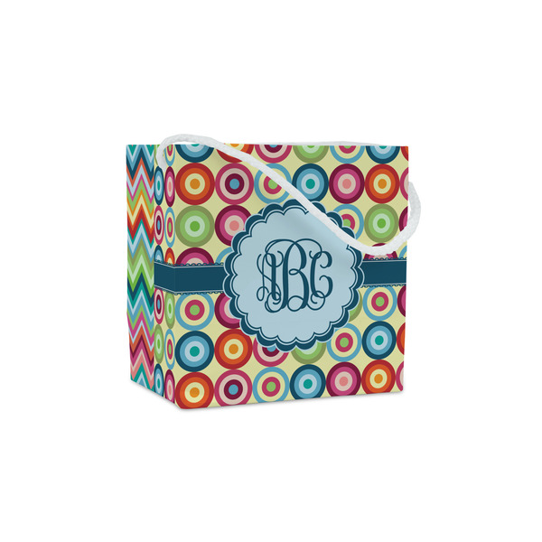 Custom Retro Circles Party Favor Gift Bags - Gloss (Personalized)