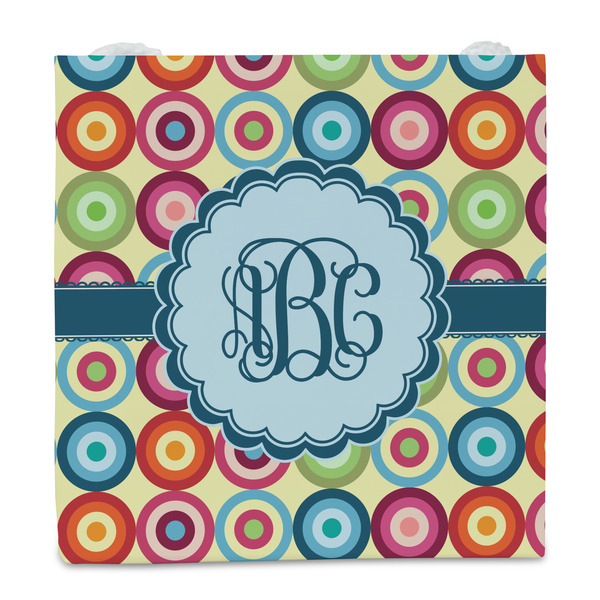 Retro Circles Party Favor Gift Bag - Matte - Front