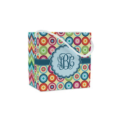 Retro Circles Party Favor Gift Bags - Matte (Personalized)