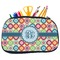 Retro Circles Neoprene Pencil Case - Medium w/ Monogram