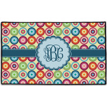 Retro Circles Door Mat - 60"x36" (Personalized)