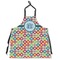 Retro Circles Apron Without Pockets w/ Monogram