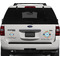 Retro Circles Personalized Car Magnets on Ford Explorer