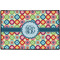 Retro Circles Door Mat - 36"x24" (Personalized)