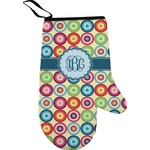 Retro Circles Right Oven Mitt (Personalized)