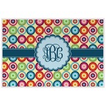 Retro Circles Laminated Placemat w/ Monogram