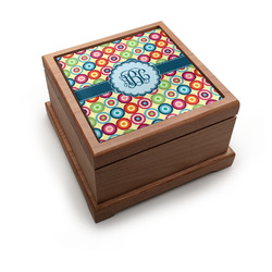 Retro Circles Pet Urn w/ Monogram