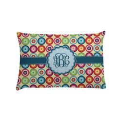 Retro Circles Pillow Case - Standard (Personalized)