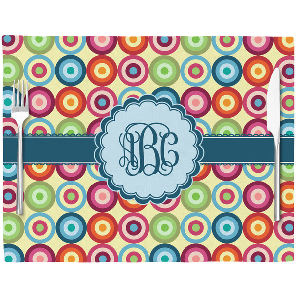 Retro Circles Placemat with Props